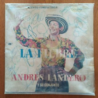 Lp Andres Landero Y Su Conjunto : La Fiebre - Cumbia Accordion Colombia