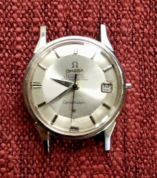 Vintage Omega Constellation Chronometer Automatic Pie Pan Watch For Parts/repair