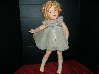 Vintage 27 " Composition Ideal Shirley Temple Doll