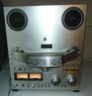 Vintage Akai Gx - 635d Reel To Reel Tape Deck Powers Up