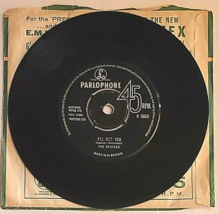 BEATLES ULTRA RARE FIRST ' 63 PRESSING ' SHE LOVES YOU ' PARLOPHONE R 5055 K/T CODE 2