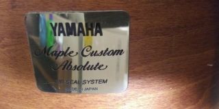 Yamaha Maple Custom Absolute Vintage Natural Drum Set 3