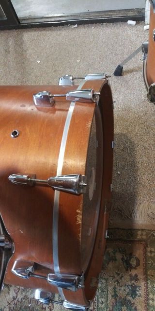 Yamaha Maple Custom Absolute Vintage Natural Drum Set 6