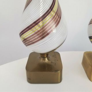 Vintage Murano Glass Table Lamps by Dino Martens. 6