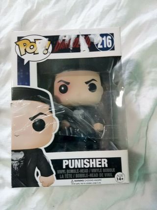 Funko Pop - Marvel Daredevil Punisher 216 - Box See Photos