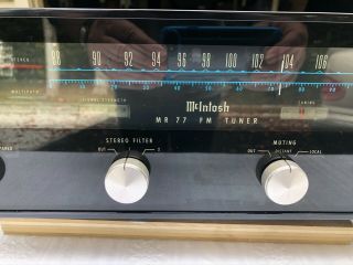 McIntosh MR 77 FM Stereo Tuner Vintage 5