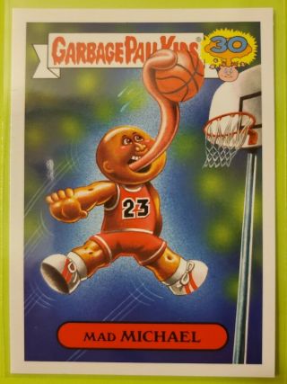 Mad Michael 2015 Topps Garbage Pail Kids 30th Anniversary Card 7a