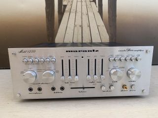 Vintage Marantz Model 1250 Console Stereo Amplifier (see Details, )
