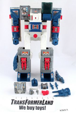 Fortress Maximus 100 Complete Bases 1987 Vintage Hasbro G1 Transformers