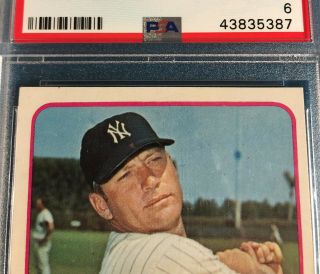 MICKEY MANTLE 1965 TOPPS PSA 6 (SGC ?) 65 350 EX – MT Iconic Vintage Baseball 4