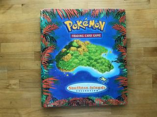Vintage Pokemon Binder With Rare Holo & Promo Cards (southern Islands)