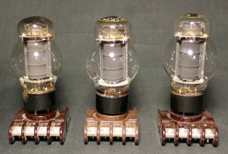 3 Vintage Western Electric 367a Vacuum Tubes We 350a 350b Equivalent