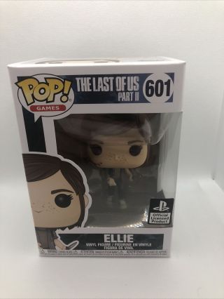 Funko Pop Ellie 601 The Last Of Us Part 2 Playstion Licensed Video Gsmes