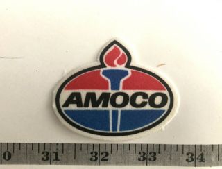 Vintage Amoco Oil & Gas Co.  Station Racing Thin Uniform Patch Nos 1970s