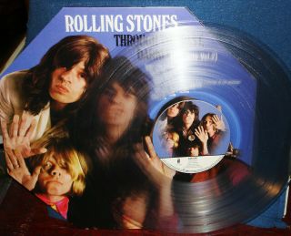 Rolling Stones " Through The Past Darkly " Rare Ltd Issue Clear Vinyl Import Lp