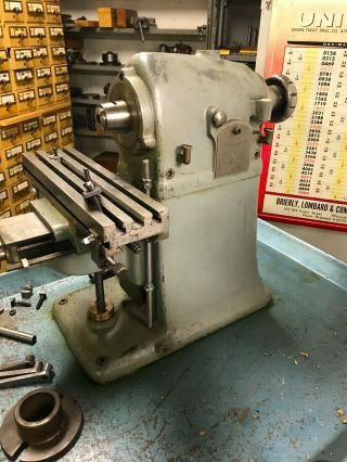 Vintage Hardinge BB4 Toolroom Horozontal Milling Machine 5