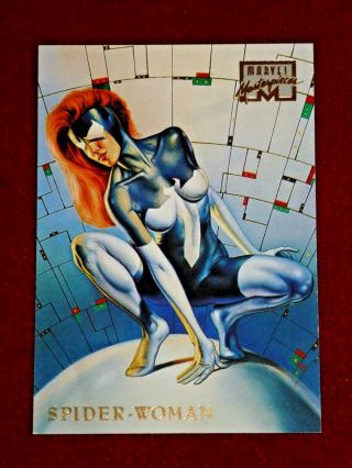 1996 Marvel Masterpieces Single Card - Spider - Woman - Card 46