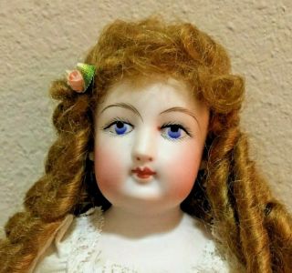 Antique Bisque French Fashion Doll 12 " Cabinet Size