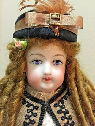 ANTIQUE Bisque French Fashion doll 12 