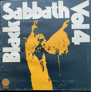 Black Sabbath Vol.  4 Vertigo Swirl Gatefold Lp