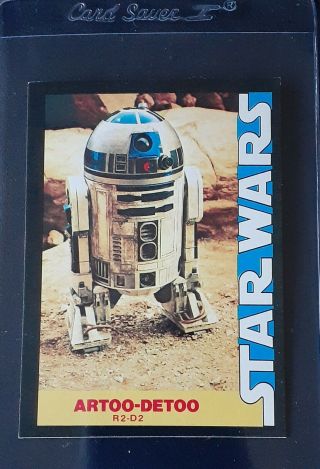 1977 Star Wars Wonder Bread 8 Artoo - Detoo Rookie Card Psa Ready