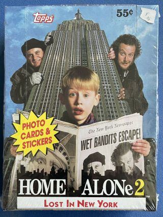 1992 Topps Home Alone 2 Lost In York Trading Cards Box Factory