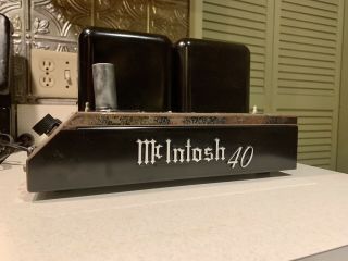 Vintage Mcintosh Mc - 40 Tube Amplifier As - Is For Parts/repair Only