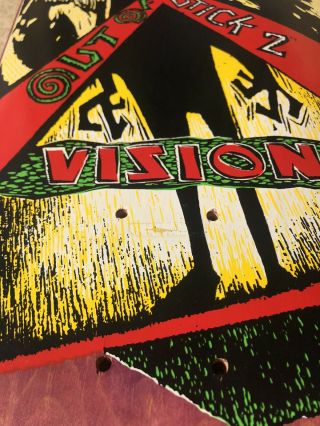 Vintage 80s Vision Psycho Stick 2 NOS Skateboard Gonz 1989 Team Deck OG 4