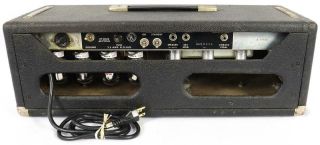 Vintage 1966 Fender Showman AB763 Blackface Electric Guitar Amplifier Amp Head 5
