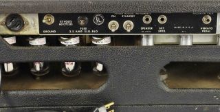 Vintage 1966 Fender Showman AB763 Blackface Electric Guitar Amplifier Amp Head 6