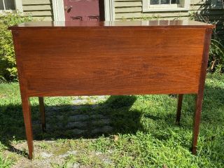 Vintage J L Treharn cherry hand crafted hunt board or sideboard Youngstown Ohio 5