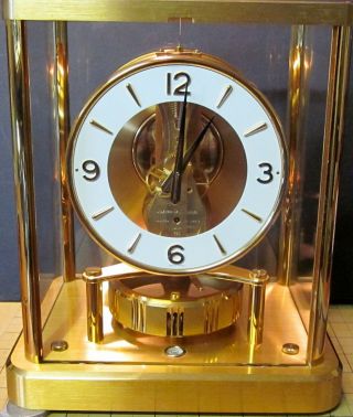 Rare Vintage Jaeger Lecoultre Atmos Clock 540 Series.  Sn 632307 As - Is Euc