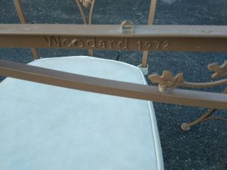 Vtg Patio Set Table Orleans Woodard 6 chairs Acorn delivery available 4