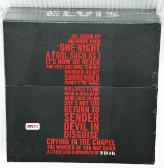 Elvis Presley Limited D Uk No.  1 Singles Box Set W (1) 10 Inch Vinyl All Shook Up