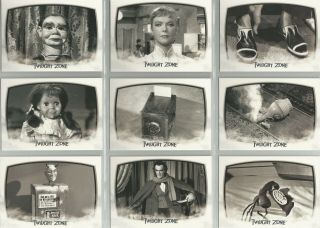 Complete Twilight Zone 50th Ann: " Life Of Its Own " 9 Card Chase Set Z1 - Z4