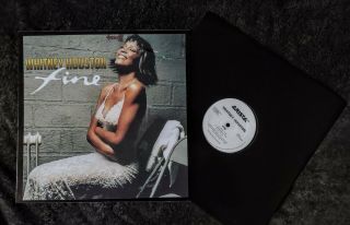 Whitney Houston - Fine Us Promo 12 " Vinyl Single W.  Unique Pic Sleeve