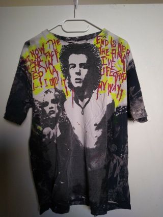 Vintage Sid Vicious Nancy Spungen Hanes Mosquitohead T - Shirt Sex Pistols My Way 2