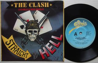 The Clash Straight To Hell 45 Australia Vinyl Pic Cover Uk Punk 1982 Ex