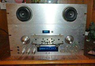 Vtg Pioneer Rt - 909 4 - Track 2 - Channel Stereo Tape Deck Reel - To - Reel - Powers Up