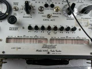 Vintage Hickok 539C Mutual Conductance Tube Tester 3