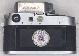 Vintage Leica M3 DS Early 1955 Camera Body W/M Meter & Case; 1 Owner; SN 748008 3