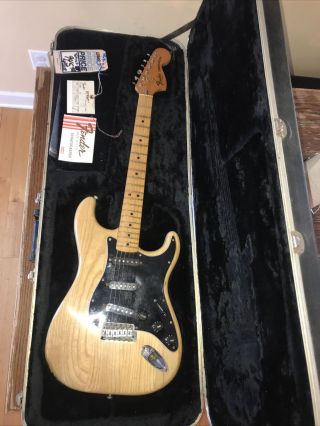Vintage 1980’s Fender Stratocaster Electric Guitar With Case