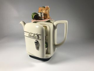 Vintage 1995 Paul Cardew Signed Limited Edition Refrigerator Teapot