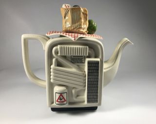 Vintage 1995 Paul Cardew Signed Limited Edition Refrigerator Teapot 6