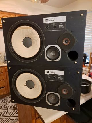 Vintage Jbl Century L - 100 Speakers