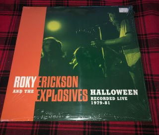 Never Opened Roky Erickson Explosives Halloween 2 Lp Recorded Live 1979 - 81