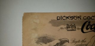 Dickson Coca - cola 1915 And 1917 Canceled Checks 2