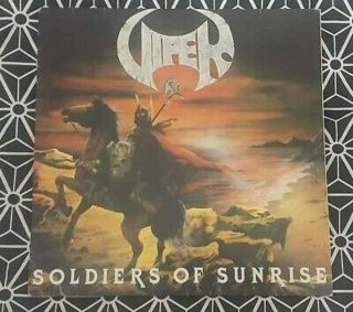 Viper Soldiers Of Sunrise Lp 1987 Near Angra Andre Mattos
