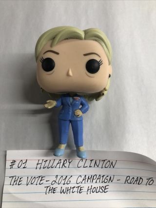 Funko Pop The Vote Campaign 2016 Hillary Clinton 01 Vinyl Figure Loose No Box