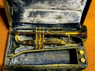 1933 Vintage Martin Handcraft Imperial Trumpet,  Medium Bore, 2